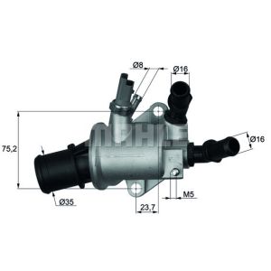 Thermostaat, koelvloeistof MAHLE TI 143 88