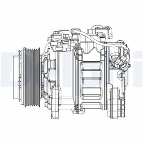 Compresor, aire acondicionado DELPHI CS20501