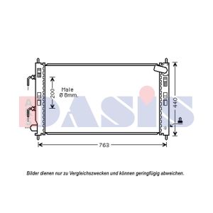 Motorkühler AKS DASIS 140105N