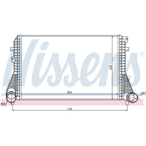 Intercooler NISSENS 96542