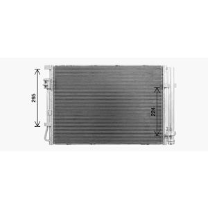 Condensator, airconditioning AVA COOLING KA5341D