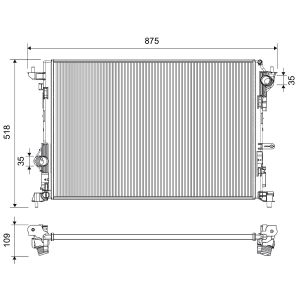 Raffreddatore motore VALEO VAL701479