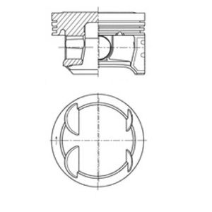 Piston KOLBENSCHMIDT 41006600