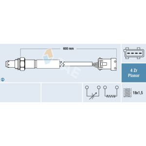 Sonde lambda FAE 77614