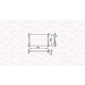 Arrefecedor do motor MAGNETI MARELLI 350213131600