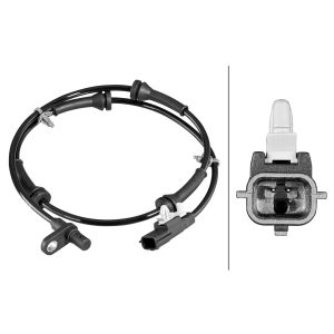 Sensor do ABS traseiro, direito HELLA 6PU 358 218-951