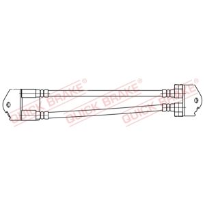 Bremsschlauch QUICK BRAKE 25.008