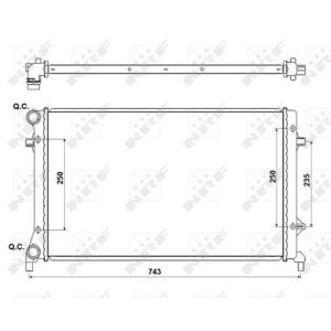 Kühler, Motorkühlung NRF 53405A