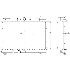 Kühler, Motorkühlung NRF 55306