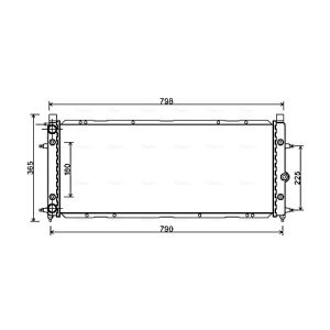 Radiateur moteur AVA COOLING VN2094 AVA