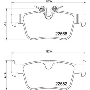 Remblokkenset, schijfrem PRIME LINE BREMBO P 86 030