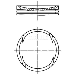 Kolben MAHLE 028 PI 00120 002