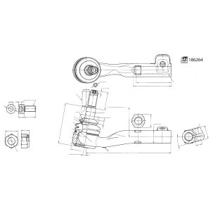 Estremità del tirante FEBI BILSTEIN 186264