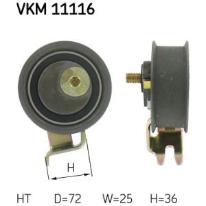 Spannrolle, Zahnriemen SKF VKM 11116