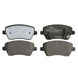Conjunto de pastilhas de travão DELPHI LP3550, frente