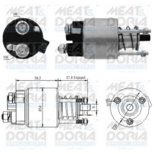 Magnetschalter, Starter MEAT & DORIA 46102