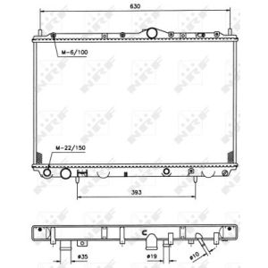 Kühler, Motorkühlung EASY FIT NRF 509518