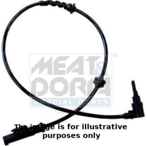 Sensor do ABS traseiro, direito MEAT & DORIA 90266E
