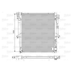 Arrefecedor do motor VALEO 701585