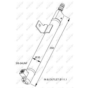 Secador, aire acondicionado NRF 33281