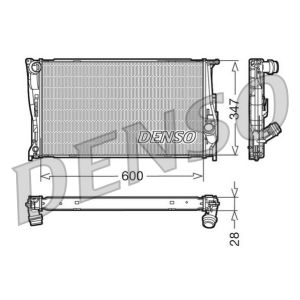 Radiador, arrefecimento do motor DENSO DRM05111