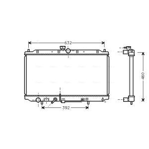 Arrefecedor do motor AVA COOLING MT2112