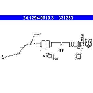 Bremsschlauch ATE 24.1294-0010.3