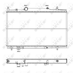 Radiator, motorkoeling NRF 50441