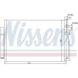 Condensor, airconditioning EASY FIT NISSENS NIS 940010