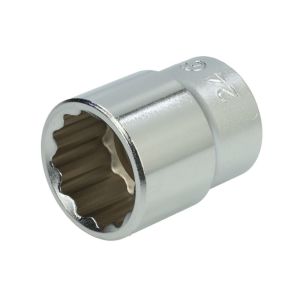 Soquete 1/2” 12 pontas HANS 24mm 12-kant curto