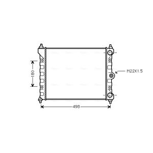 Arrefecedor do motor AVA COOLING VN2092