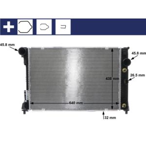 Arrefecedor do motor MAHLE CR 1176 000S