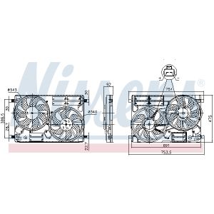 Ventilatore NISSENS NIS 850096