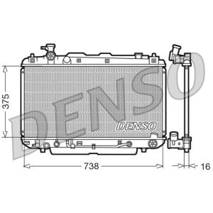 Arrefecedor do motor DENSO DRM50022