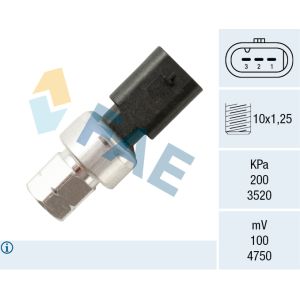 Pressostat, climatisation FAE 15814