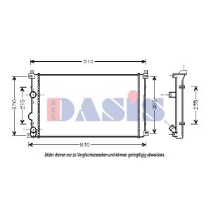 Motorkühler AKS DASIS 180053N