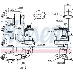 EGR-klep NISSENS 98234