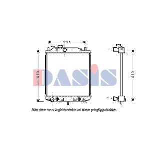 Raffreddatore motore AKS DASIS 360012N