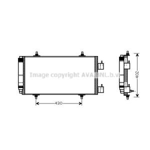 Lauhdutin, ilmastointilaite AVA COOLING CN5226D