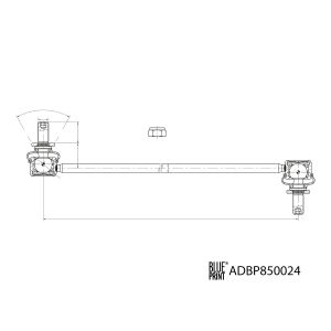 Haste/braço, estabilizador BLUE PRINT ADBP850024