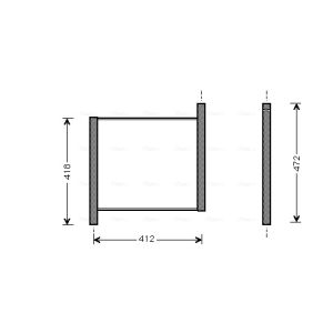 Motorradiateur  AVA COOLING MCA2002