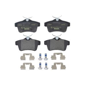 Conjunto de pastilhas de travão TEXTAR 2492204, atrás