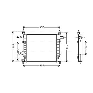 Arrefecedor do motor AVA COOLING FD2372