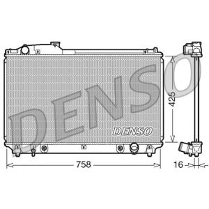 Radiateur, refroidissement du moteur DENSO DRM51003