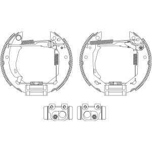 Juego de zapatas de freno Shoe Kit Pro TEXTAR 84031805