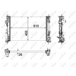 Kühler, Motorkühlung NRF 58492