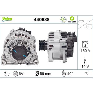 Gerador de corrente rotativo VALEO 440688