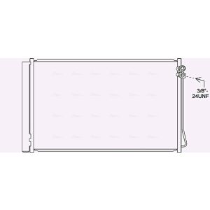 Condensador, sistema de ar condicionado AVA COOLING MS5717D