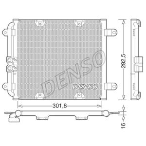 Condensatore, impianto di climatizzazione DENSO DCN02028