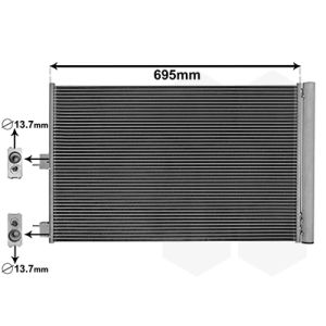 Condenseur (climatisation) VAN WEZEL 30015705